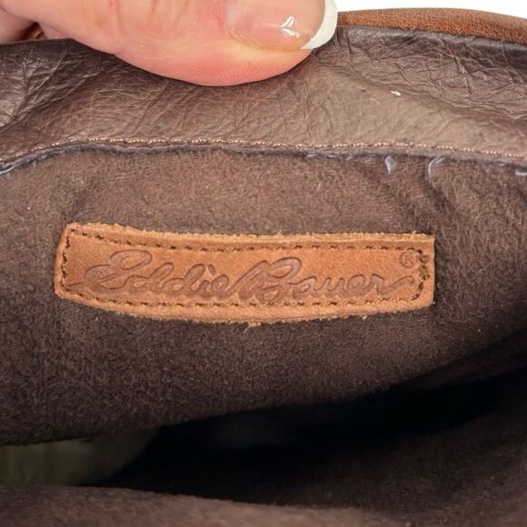 Eddie Bauer Women's Mid Calf Pull On Leather Upper Boots - Picture 8 of 11